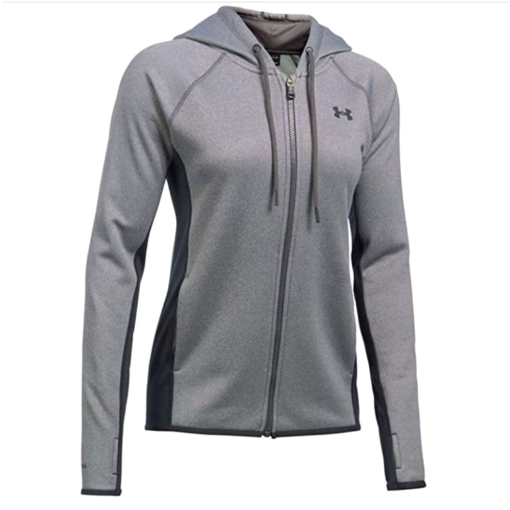 EUC Women’s Under Armour UA Storm Fleece Jacket in Carbon Heather Size Large